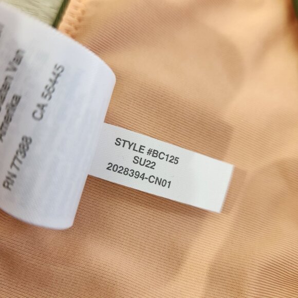 J. Crew Green Curved Waist Cheeky Bikini Bottom New With Tags Womens Size S - Picture 14 of 16